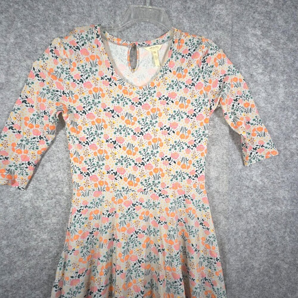 MATILDA JANE Down On The Farm Dress M Joanna Gaines Floral Knit Women's - Picture 3 of 7